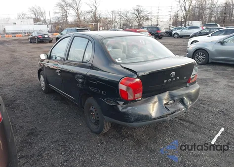 2001 Toyota Echo из США, поврежденный, VIN JTDBT123110190387
